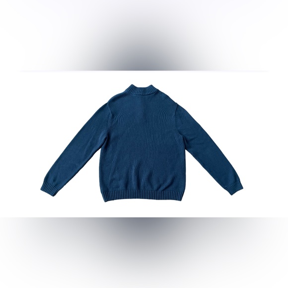 Chaps: 100% Cotton Blue Sweater - Picture 7 of 16